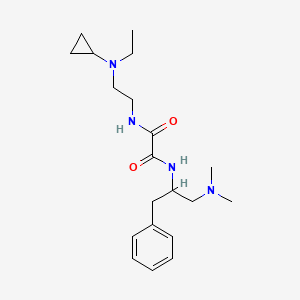 N-[2-[cyclopropyl(ethyl)amino]ethyl]-N'-[1-(dimethylamino)-3-phenylpropan-2-yl]oxamide