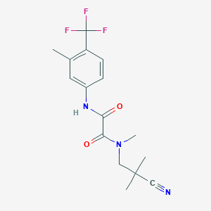 N'-(2-cyano-2-methylpropyl)-N'-methyl-N-[3-methyl-4-(trifluoromethyl)phenyl]oxamide