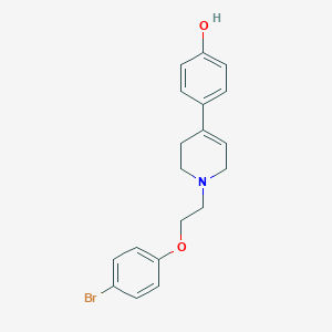 4-[1-[2-(4-bromophenoxy)ethyl]-3,6-dihydro-2H-pyridin-4-yl]phenol