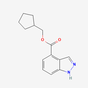 cyclopentylmethyl 1H-indazole-4-carboxylate