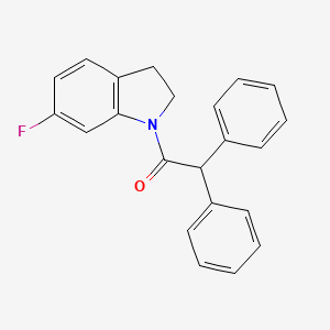 1-(6-Fluoro-2,3-dihydroindol-1-yl)-2,2-diphenylethanone