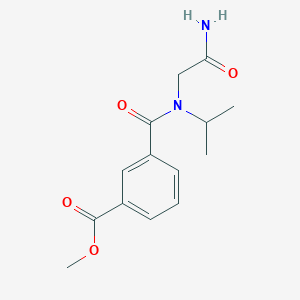 Methyl 3-[(2-amino-2-oxoethyl)-propan-2-ylcarbamoyl]benzoate