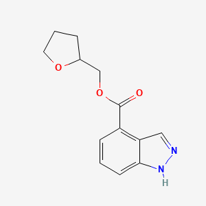 oxolan-2-ylmethyl 1H-indazole-4-carboxylate