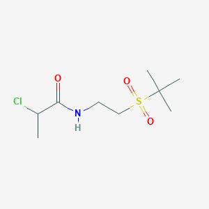 N-(2-tert-butylsulfonylethyl)-2-chloropropanamide