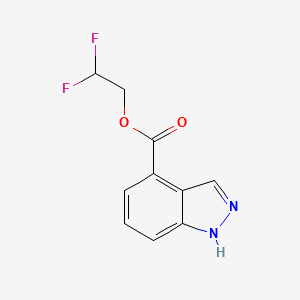 2,2-difluoroethyl 1H-indazole-4-carboxylate