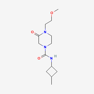 4-(2-methoxyethyl)-N-(3-methylcyclobutyl)-3-oxopiperazine-1-carboxamide