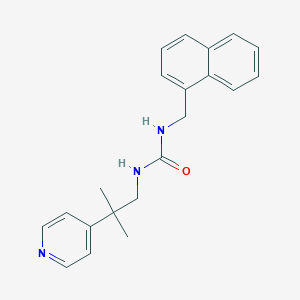 1-(2-Methyl-2-pyridin-4-ylpropyl)-3-(naphthalen-1-ylmethyl)urea