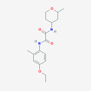 N'-(4-ethoxy-2-methylphenyl)-N-(2-methyloxan-4-yl)oxamide