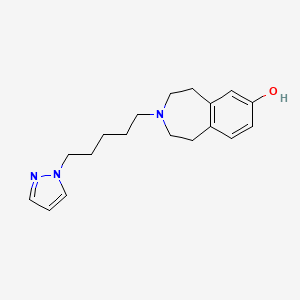 3-(5-Pyrazol-1-ylpentyl)-1,2,4,5-tetrahydro-3-benzazepin-7-ol