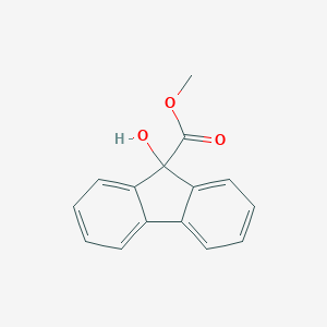 molecular formula C15H12O3 B074228 9-羟基芴-9-甲酸甲酯 CAS No. 1216-44-0
