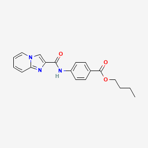 Butyl 4-(imidazo[1,2-a]pyridine-2-carbonylamino)benzoate