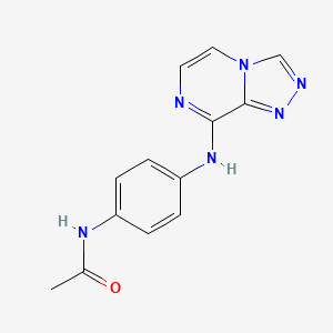 N-[4-([1,2,4]triazolo[4,3-a]pyrazin-8-ylamino)phenyl]acetamide