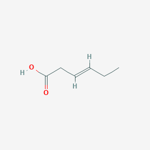 molecular formula C6H10O2 B074230 3-Hexenoic acid CAS No. 1577-18-0