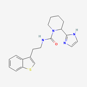 N-[2-(1-benzothiophen-3-yl)ethyl]-2-(1H-imidazol-2-yl)piperidine-1-carboxamide