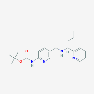 tert-butyl N-[5-[(1-pyridin-2-ylbutylamino)methyl]pyridin-2-yl]carbamate