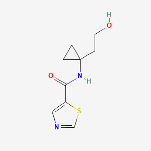 N-[1-(2-hydroxyethyl)cyclopropyl]-1,3-thiazole-5-carboxamide