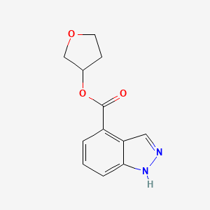 oxolan-3-yl 1H-indazole-4-carboxylate