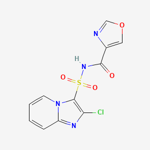 N-(2-chloroimidazo[1,2-a]pyridin-3-yl)sulfonyl-1,3-oxazole-4-carboxamide