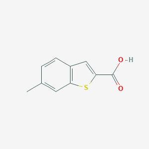 molecular formula C10H8O2S B074233 6-Methylbenzo[b]thiophene-2-carboxylic acid CAS No. 1467-86-3