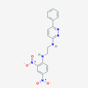 N-(2,4-dinitrophenyl)-N'-(6-phenylpyridazin-3-yl)ethane-1,2-diamine