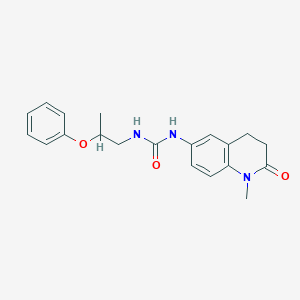 1-(1-Methyl-2-oxo-3,4-dihydroquinolin-6-yl)-3-(2-phenoxypropyl)urea