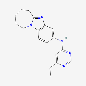 N-(6-ethylpyrimidin-4-yl)-7,8,9,10-tetrahydro-6H-azepino[1,2-a]benzimidazol-3-amine