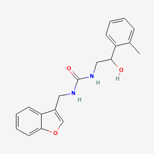 1-(1-Benzofuran-3-ylmethyl)-3-[2-hydroxy-2-(2-methylphenyl)ethyl]urea