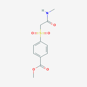 Methyl 4-[2-(methylamino)-2-oxoethyl]sulfonylbenzoate