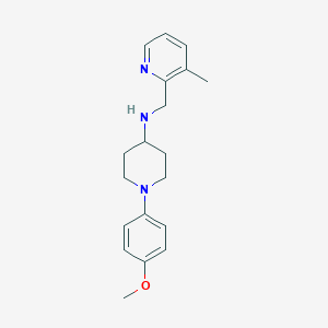 1-(4-methoxyphenyl)-N-[(3-methylpyridin-2-yl)methyl]piperidin-4-amine