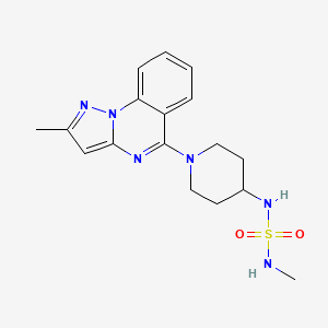 1-(2-methylpyrazolo[1,5-a]quinazolin-5-yl)-N-(methylsulfamoyl)piperidin-4-amine