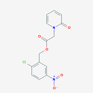 (2-Chloro-5-nitrophenyl)methyl 2-(2-oxopyridin-1-yl)acetate