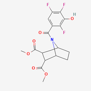 Dimethyl 7-(2,4,5-trifluoro-3-hydroxybenzoyl)-7-azabicyclo[2.2.1]heptane-2,3-dicarboxylate