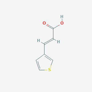 molecular formula C7H6O2S B074257 3-(3-噻吩基)丙烯酸 CAS No. 1195-52-4