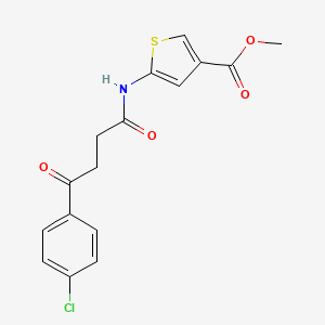 Methyl 5-[[4-(4-chlorophenyl)-4-oxobutanoyl]amino]thiophene-3-carboxylate