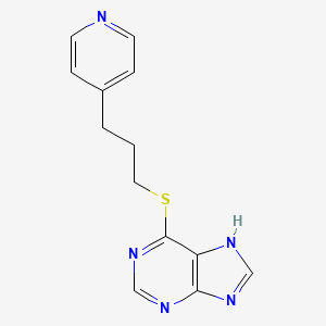 6-(3-pyridin-4-ylpropylsulfanyl)-7H-purine