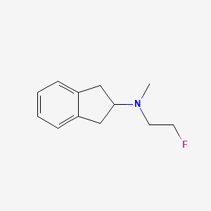 N-(2-fluoroethyl)-N-methyl-2,3-dihydro-1H-inden-2-amine