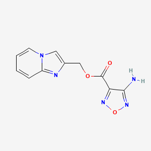 Imidazo[1,2-a]pyridin-2-ylmethyl 4-amino-1,2,5-oxadiazole-3-carboxylate