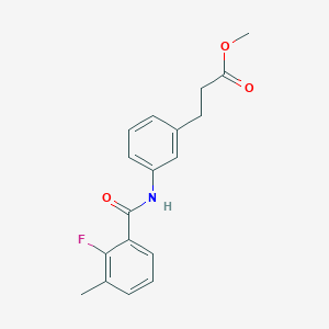 Methyl 3-[3-[(2-fluoro-3-methylbenzoyl)amino]phenyl]propanoate