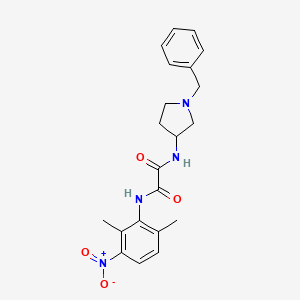 N-(1-benzylpyrrolidin-3-yl)-N'-(2,6-dimethyl-3-nitrophenyl)oxamide