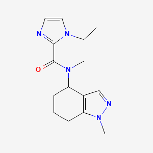 1-ethyl-N-methyl-N-(1-methyl-4,5,6,7-tetrahydroindazol-4-yl)imidazole-2-carboxamide