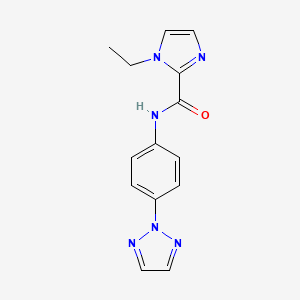 1-ethyl-N-[4-(triazol-2-yl)phenyl]imidazole-2-carboxamide