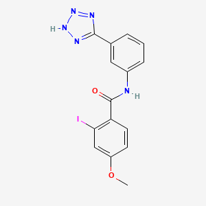 2-iodo-4-methoxy-N-[3-(2H-tetrazol-5-yl)phenyl]benzamide