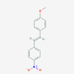 molecular formula C15H13NO3 B074267 (E)-1-甲氧基-4-[2-(4-硝基苯基)乙烯基]苯 CAS No. 1472-68-0