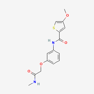 4-methoxy-N-[3-[2-(methylamino)-2-oxoethoxy]phenyl]thiophene-2-carboxamide