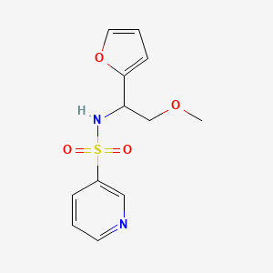 N-[1-(furan-2-yl)-2-methoxyethyl]pyridine-3-sulfonamide