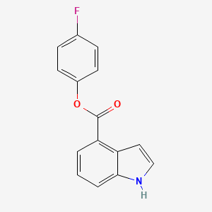 (4-fluorophenyl) 1H-indole-4-carboxylate