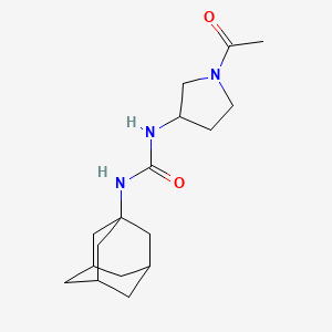 1-(1-Acetylpyrrolidin-3-yl)-3-(1-adamantyl)urea