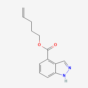 pent-4-enyl 1H-indazole-4-carboxylate