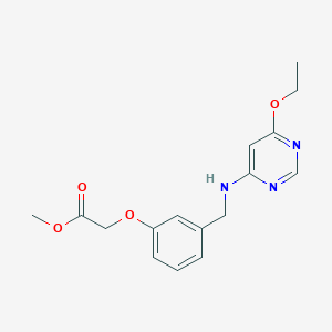 Methyl 2-[3-[[(6-ethoxypyrimidin-4-yl)amino]methyl]phenoxy]acetate