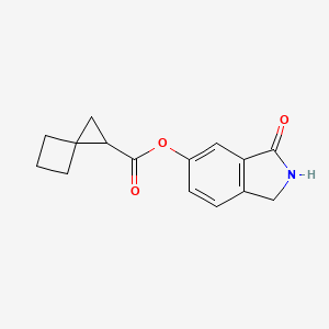 (3-Oxo-1,2-dihydroisoindol-5-yl) spiro[2.3]hexane-2-carboxylate